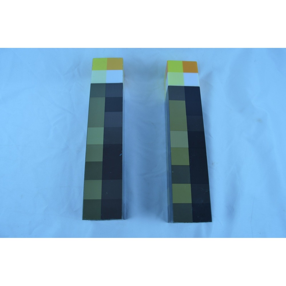 Minecraft Light-Up Wall Torch ThinkGeek LED Lamp AAA Battery Powered